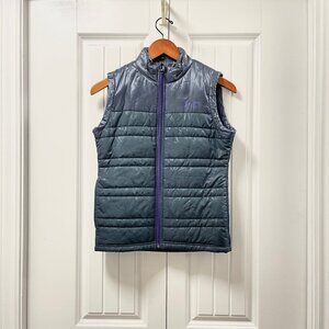 Under Armour Puffer Vest Navy/Grey – Youth Medium (Fits Women’s XXS)